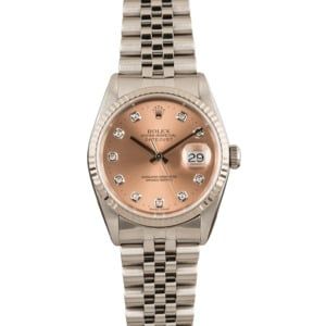 Datejust Rolex 16234 Steel Jubilee Diamonds