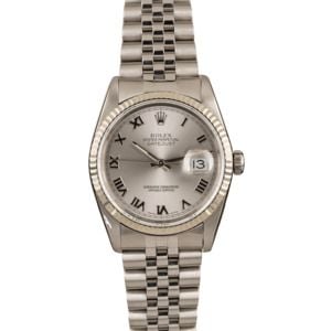 Pre-Owned Rolex Datejust 16234 Roman Markers