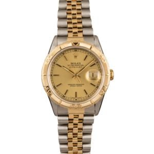 Used Rolex Datejust Turn-O-Graph 16263 Two Tone Jubilee Band T