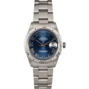 Rolex Datejust 16264 Blue Roman Dial