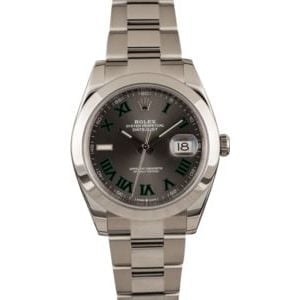 Used Rolex Datejust 41 Ref 126300 Rhodium Roman Dial