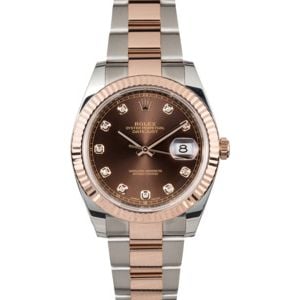 Rolex Datejust 126331 Everose Diamond