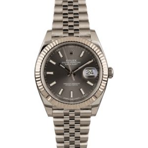 Rolex Datejust II Ref 126334 Slate Dial Jubilee Bracelet