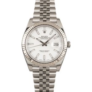 PreOwned Rolex Datejust 41 Ref 126334 White Dial