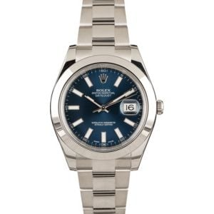 Rolex Datejust 41mm 116300 Blue Dial