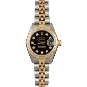 Rolex Datejust 79173 Black Diamond Dial