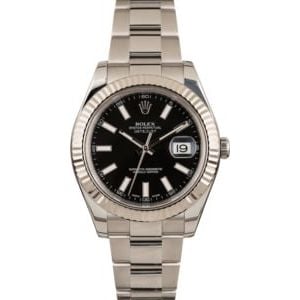 Rolex Datejust II Black Dial 116334 T