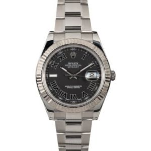 Rolex Datejust II Ref. 116334 White Gold Bezel