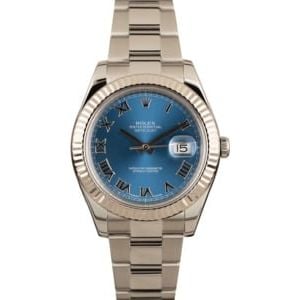 Rolex 41MM Datejust 116334 Blue