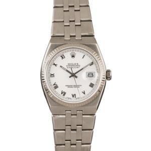 Rolex Datejust OysterQuartz 17014 White Dial