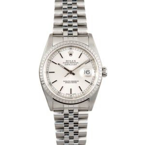 Rolex Datejust Stainless 16220 Jubilee Bracelet