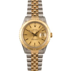 Pre Owned Rolex Thunderbird DateJust 16253 Stainless Steel and Gold