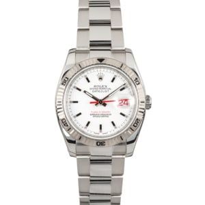 Rolex Datejust Turn-O-Graph 116264 White Thunderbird