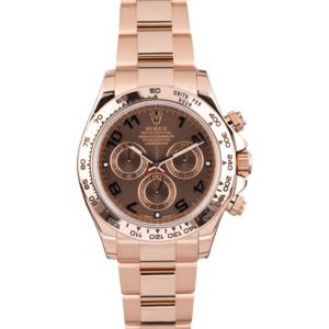 PreOwned Rolex Daytona Everose Gold 116505 Chocolate Dial