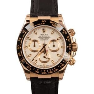 Rolex Daytona Everose Gold 116515 Leather Strap