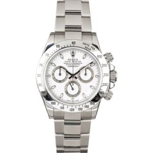 Rolex Daytona 116520 White Dial Steel Cosmograph