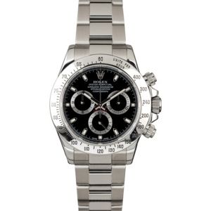 Used Rolex Daytona 116520 Black Dial