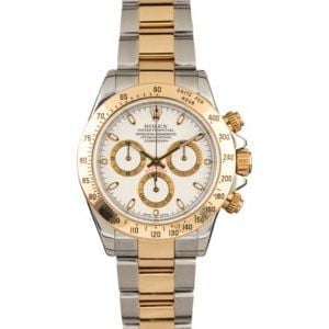 Rolex Daytona Two Tone 116523 White Dial