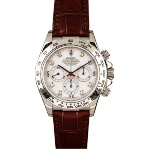 Rolex Daytona 16519 White Diamond Dial