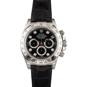 Used Rolex Daytona 16519 Black Diamond Dial