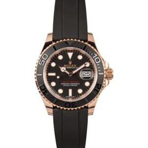 Rolex Everose Yachtmaster 116655 Rubber