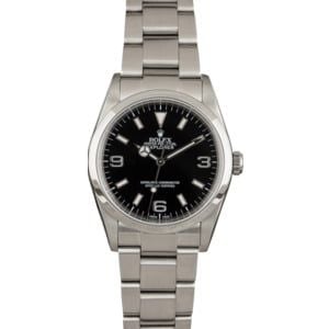 Rolex Explorer 114270 Black Arabic Dial