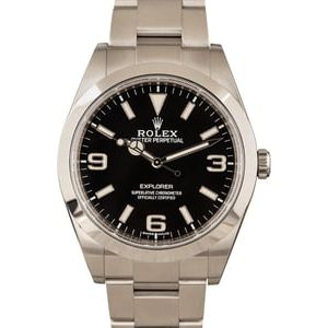 Rolex Explorer 214270 Luminous Arabic Dial