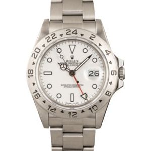 Pre-Owned Rolex Explorer II 16550 Stainless Steel