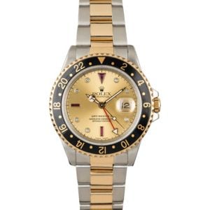 Rolex GMT-Master II 16713 Ruby Diamond Dial