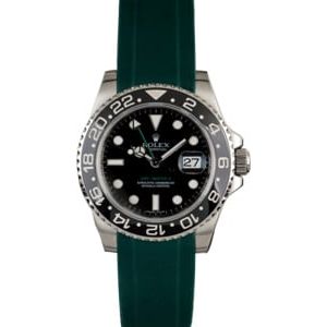 Rolex GMT-Master II Ref 116710 Green Rubber Strap