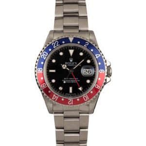 Rolex Steel GMT-Master 16700 'Pepsi' Bezel Insert