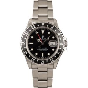 Used Rolex GMT-Master 16700 Black Dial Watch