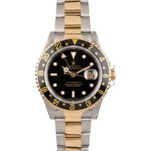 Pre Owned Rolex GMT-Master II Ref 16713 Two Tone Oyster Band