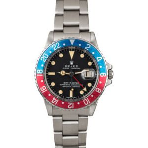 Vintage 1973 Rolex GMT-Master 1675 Pepsi