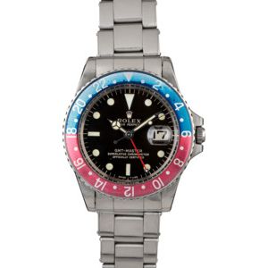 Vintage 1966 Rolex GMT-Master 1675 Pepsi