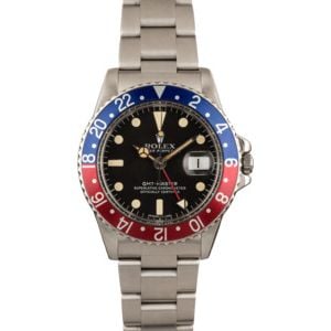 1978 Vintage Rolex GMT-Master 1675 Pepsi Bezel