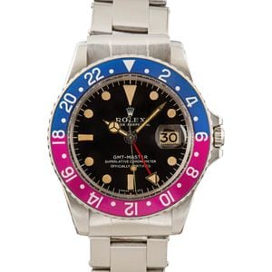 Vintage Rolex GMT-Master 1675 Tropical Dial