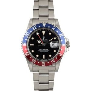 Vintage Rolex GMT-Master Pepsi Bezel Model 16750