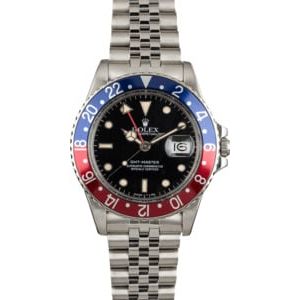 Used Rolex GMT-Master 16750 Red and Blue 'Pepsi' Insert