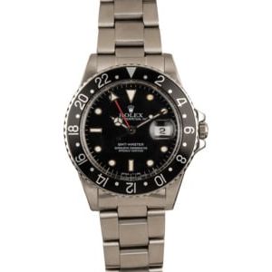 Used Rolex GMT-Master 16750 Black Insert