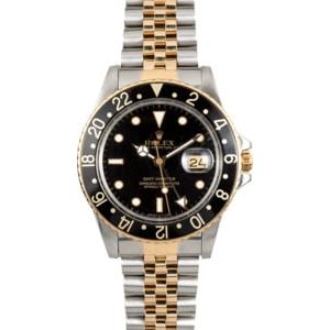 Black Dial Rolex GMT-Master 16753 Jubilee Bracelet