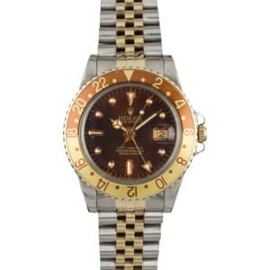 Vintage Rolex GMT-Master 16753 "Root Beer" Bezel