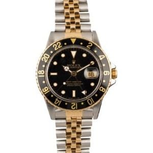 Pre-Owned Rolex GMT-Master 16753 Two Tone