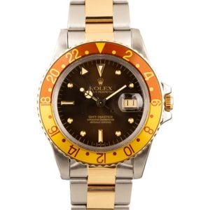 Rolex GMT-Master 16753 Root Beer 100% Authentic