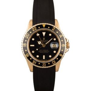 Rolex GMT Master 16758 Yellow Gold Case