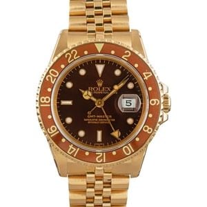 Rolex GMT-Master 16758 18k Yellow Gold