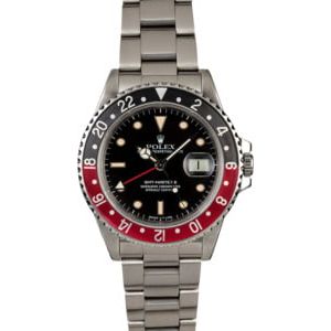 Pre-Owned Rolex GMT-Master II Ref 16760 Fat Lady Coke