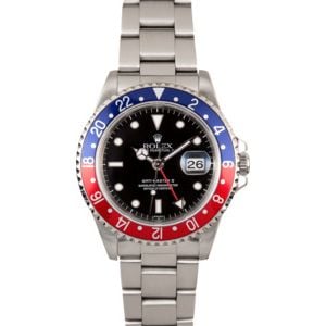 Rolex GMT Master 2 Pepsi Bezel 16710 Steel