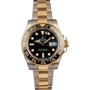 128477-1 Used Rolex Two Tone GMT-Master II Ref 116713