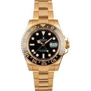 Pre-Owned Rolex GMT-Master II Ref 116718 Black Dial